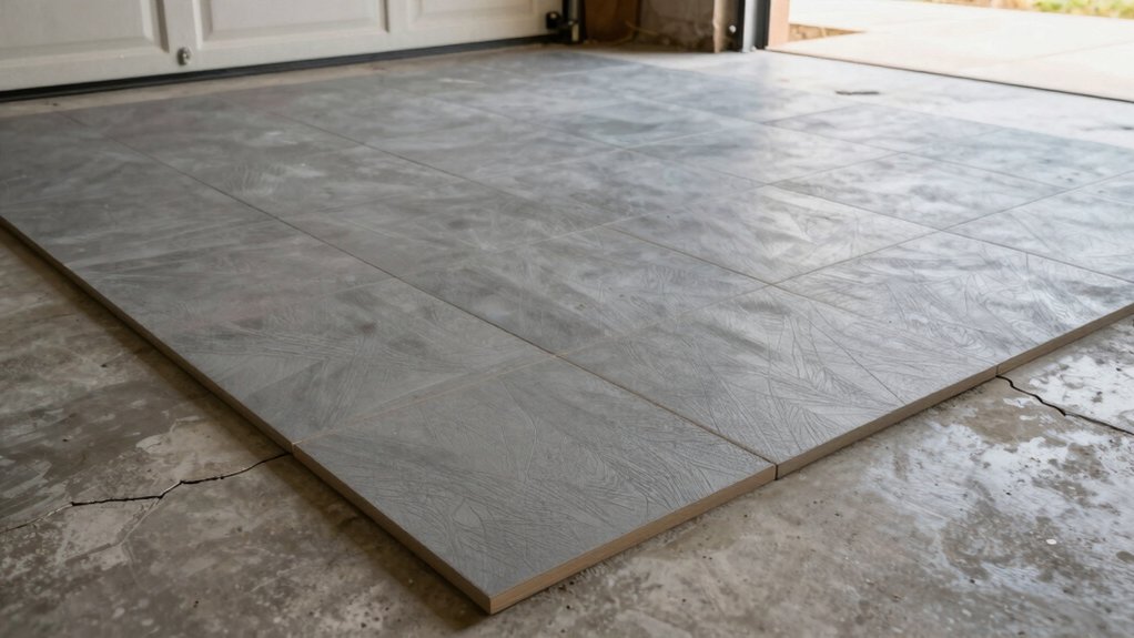 garage tile system considerations