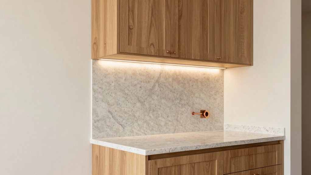 Kitchen Bump Out Ideas harmonious material and color coordination