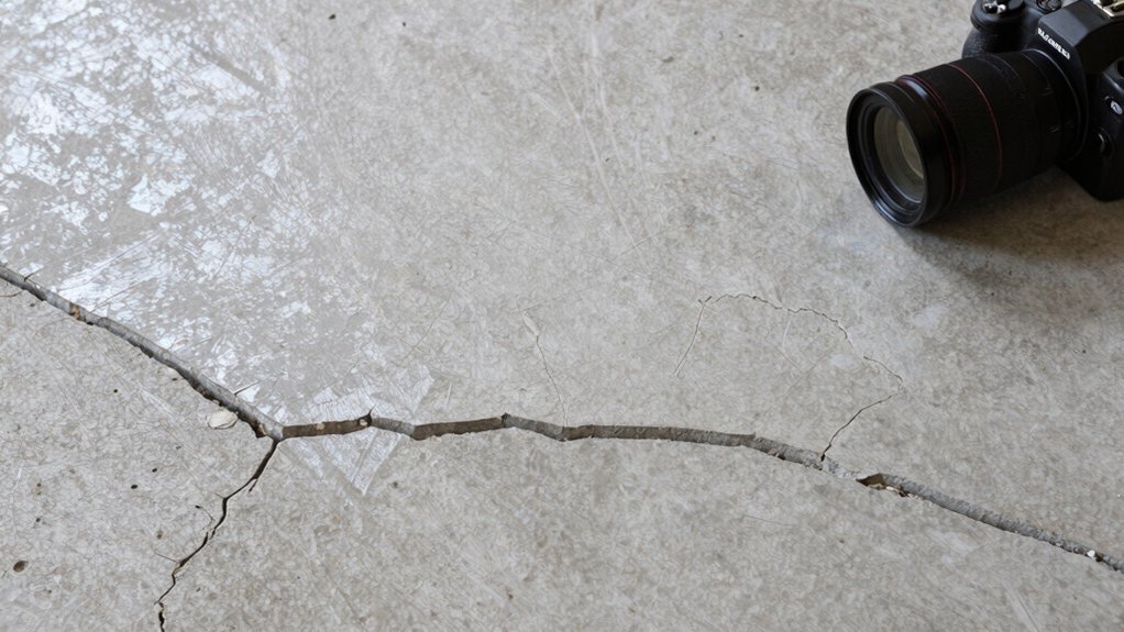 inspect cracks and substrate