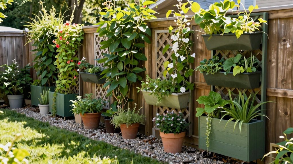 vertical garden trellis plan