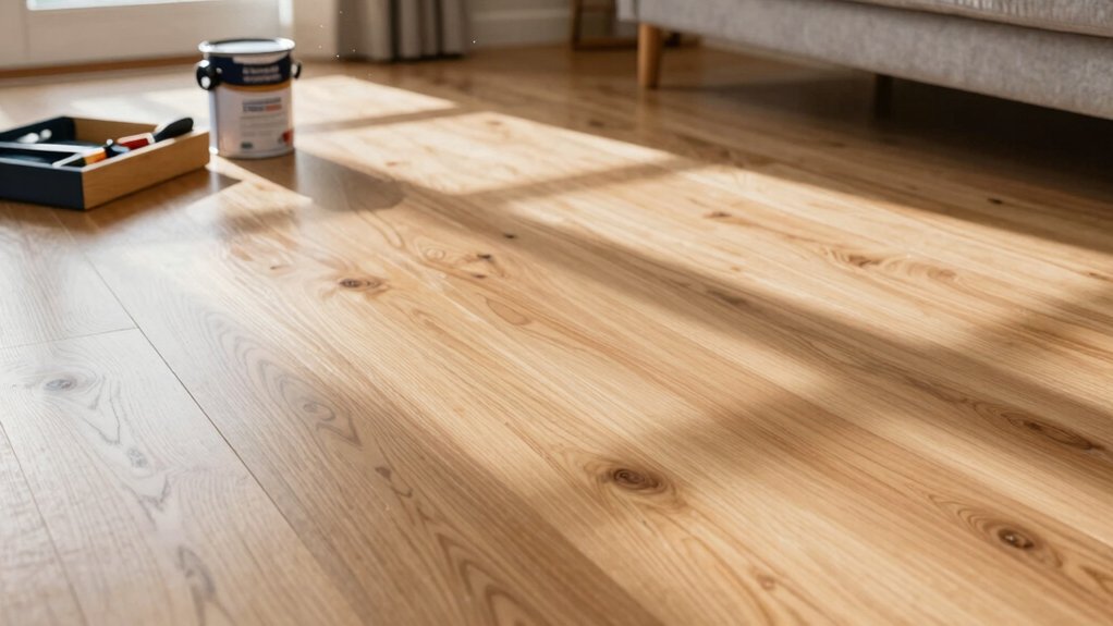assess floor condition carefully
