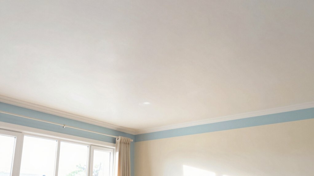 brighten rooms with light ceilings