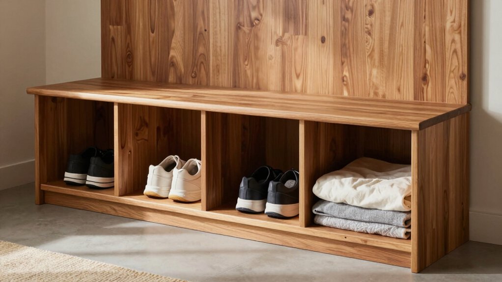 How to Build a DIY Mudroom Bench With Storage Cubbies