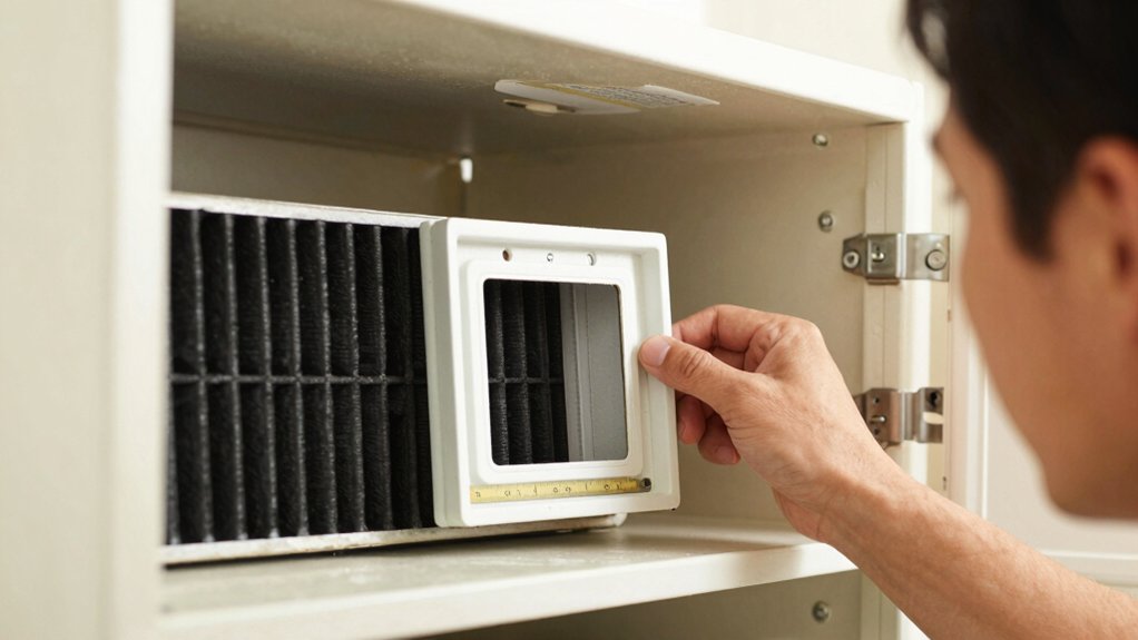 check filter frame measurements
