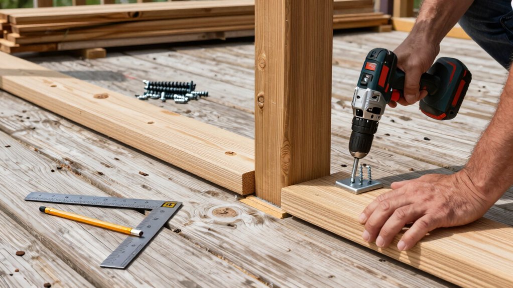 choose appropriate deck components