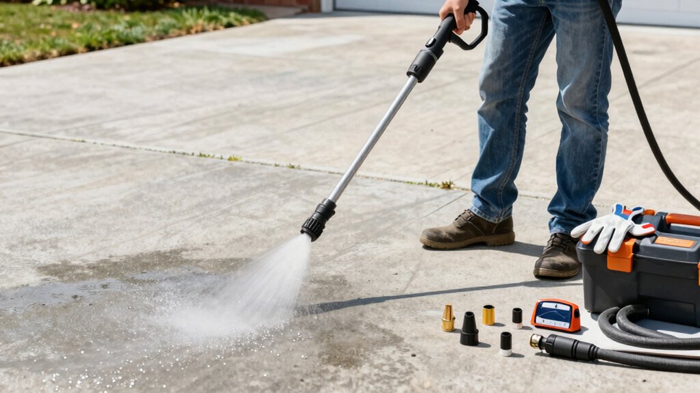 essential driveway cleaning gear