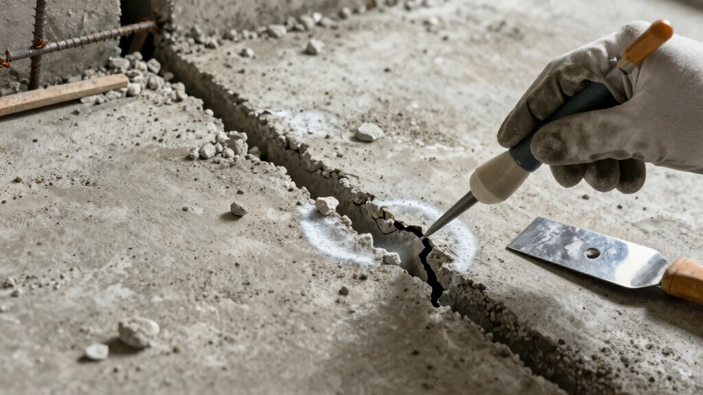 fixing concrete foundation cracks