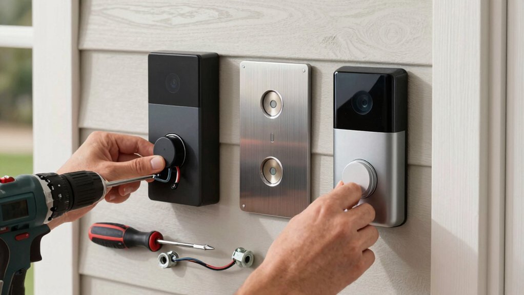 installing wired and wireless doorbells