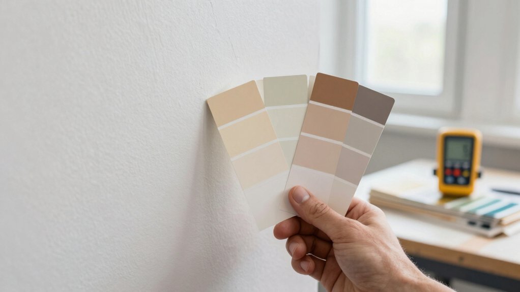 match paint directly on wall