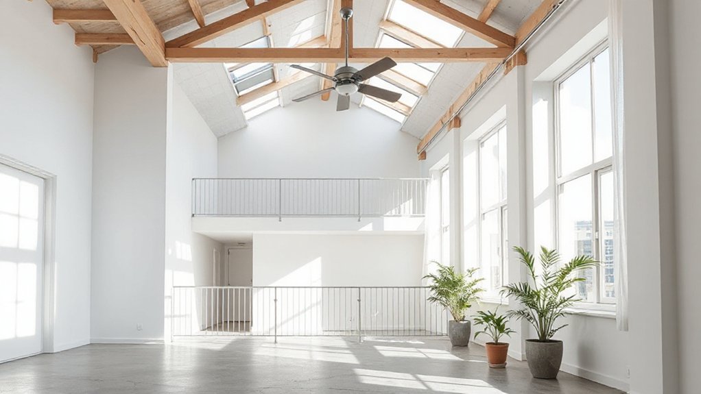 assess light and airflow