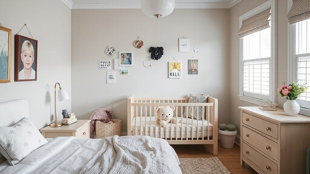 personalized nursery decor and layout