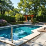 poolside garden design ideas