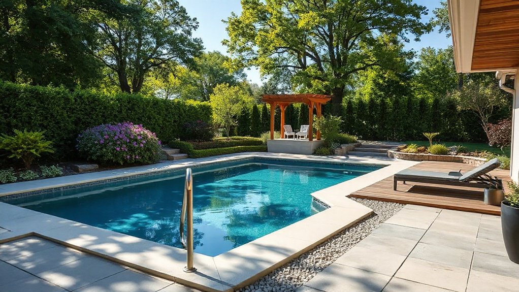 poolside garden design ideas