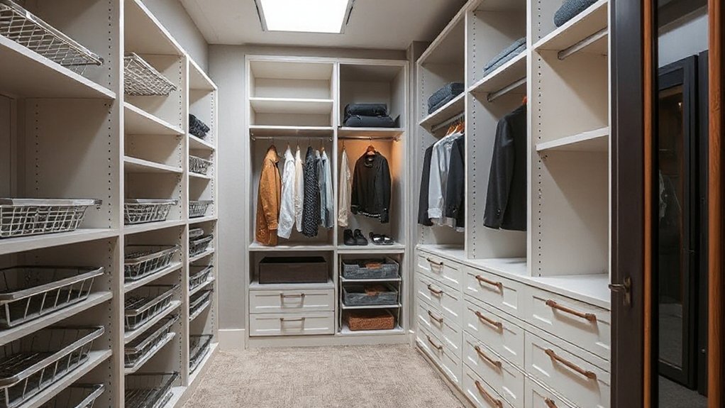 smart modular Small Walk In Closet Ideas storage