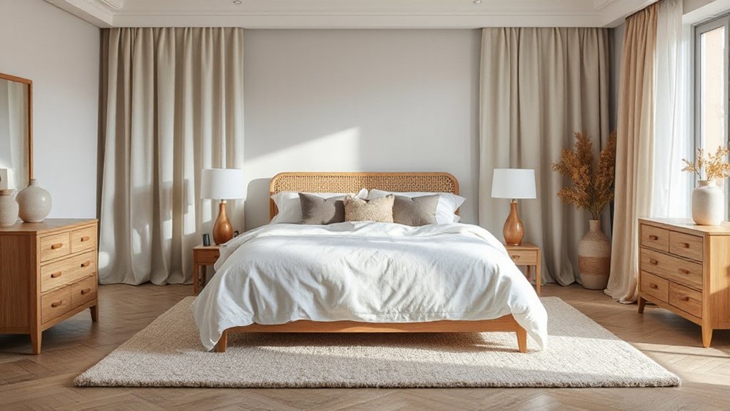 Calming Beige And Grey Bedroom Ideas