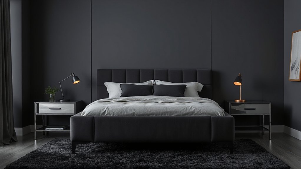 sophisticated balanced bedroom design