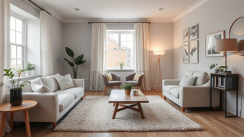balanced cohesive inviting space