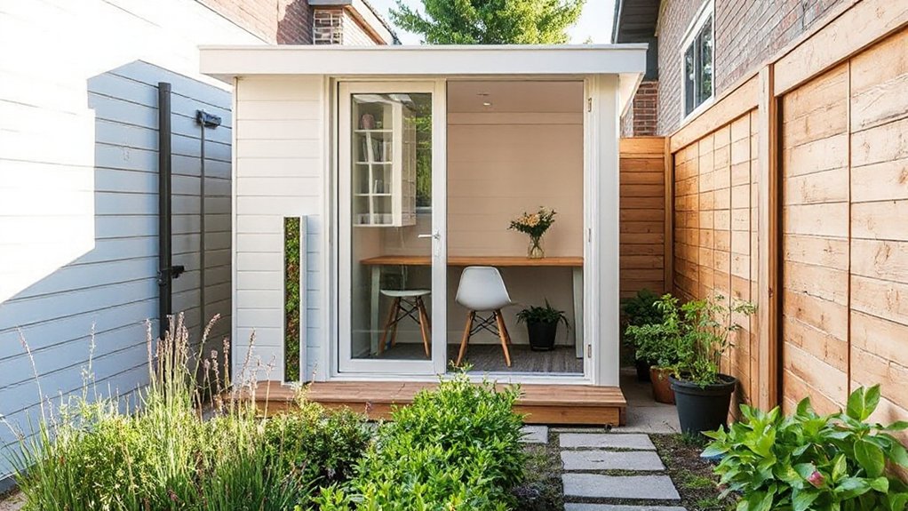 compact functional garden office