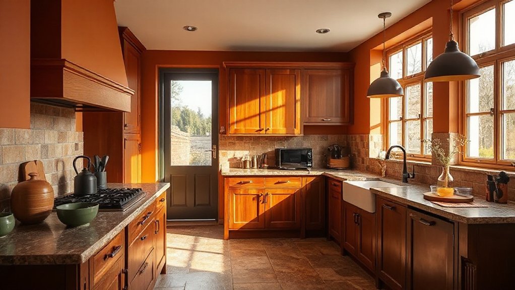earth tones create inviting warmth