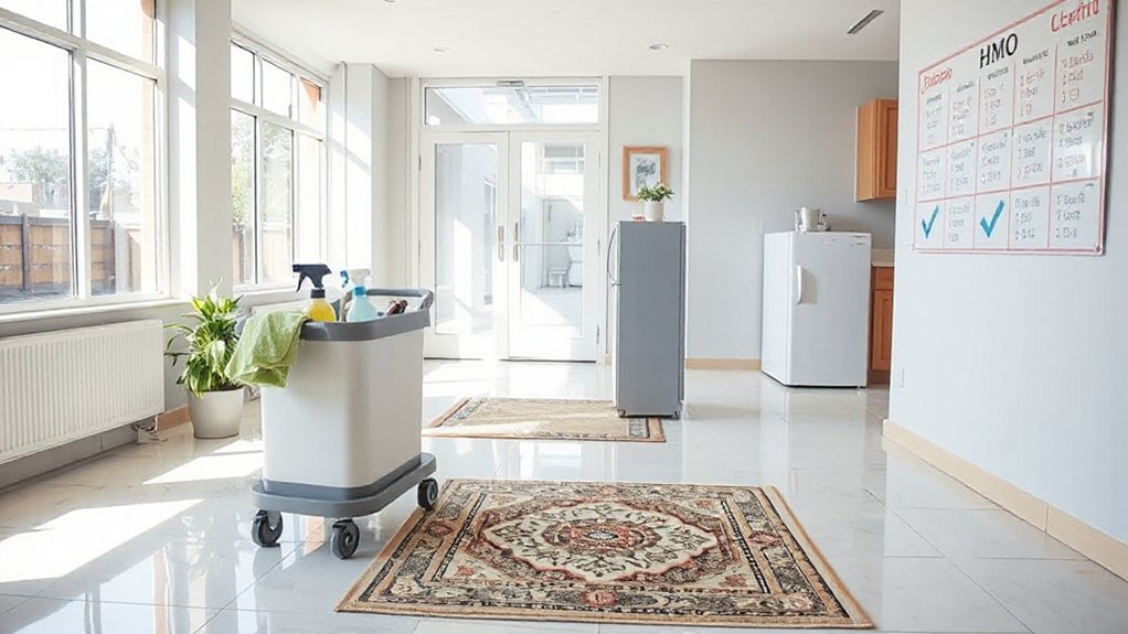 HMO Cleaning Schedules That Keep Tenants Happy
