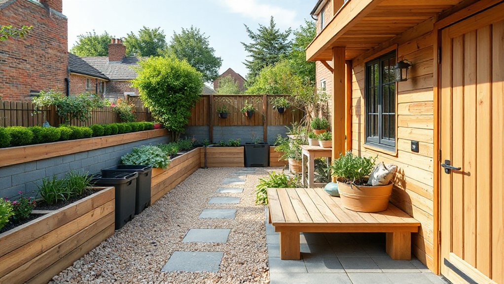 efficient adaptable garden storage