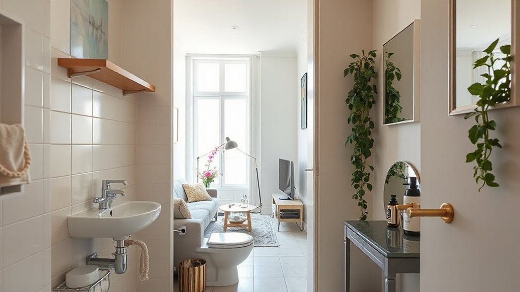 efficient small bathroom design