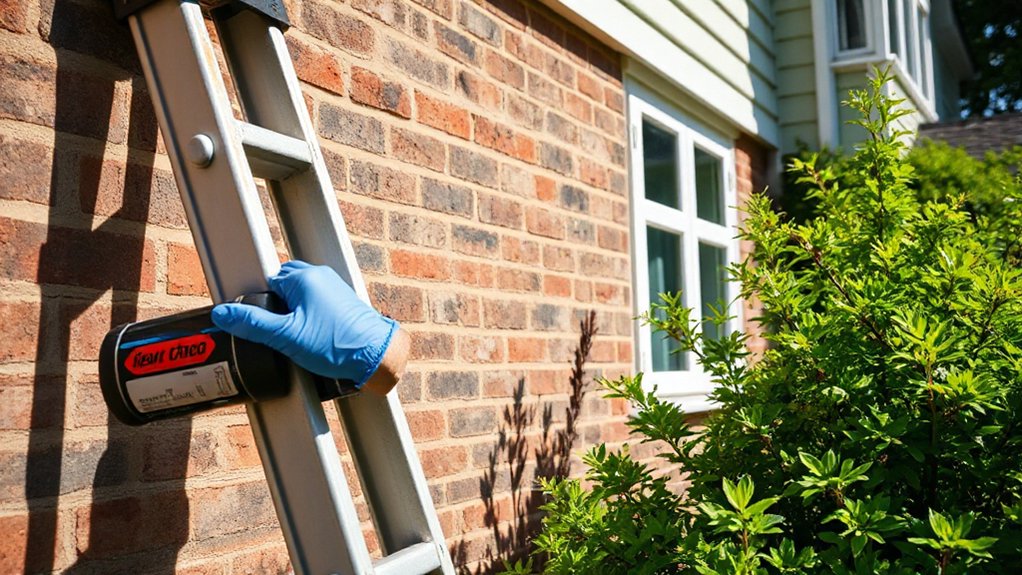 exterior siding and brick maintenance