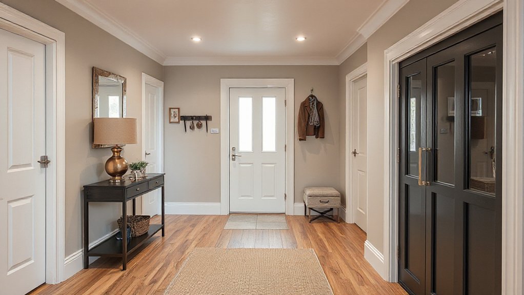 inviting functional hybrid entryway