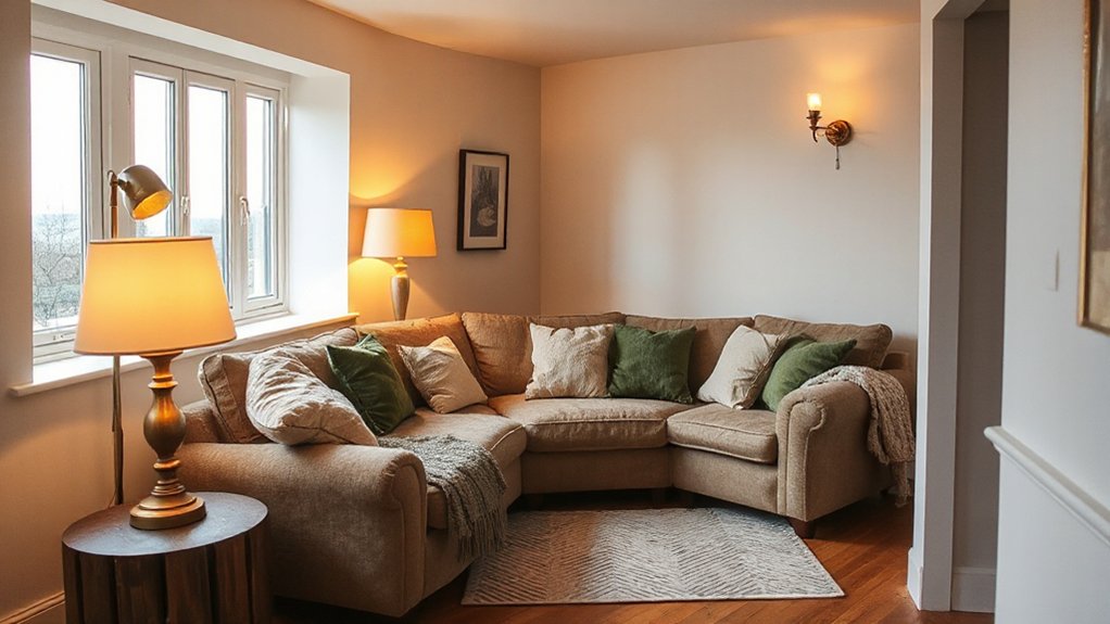 layered cozy lighting textures
