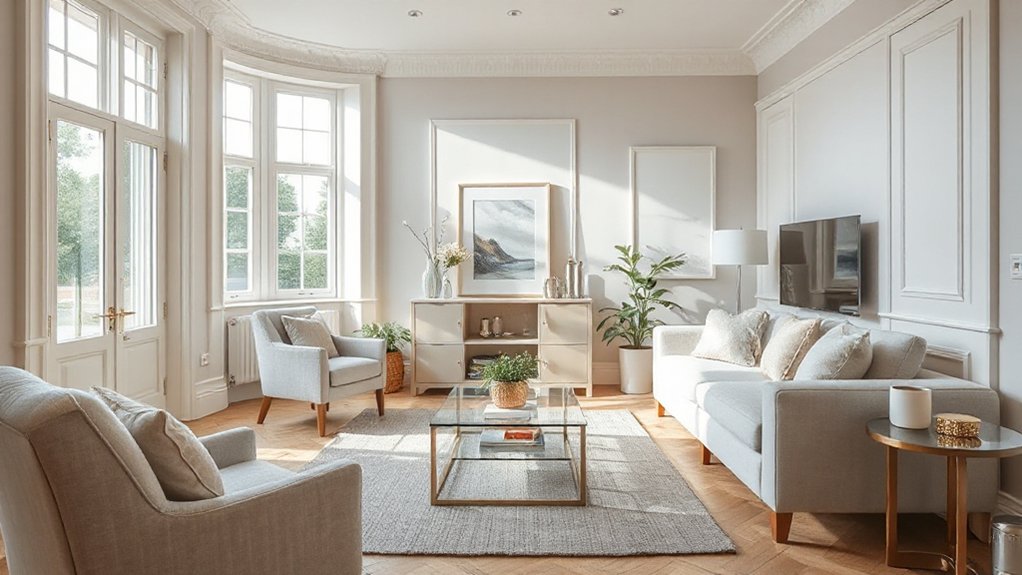 light reflecting compact room design