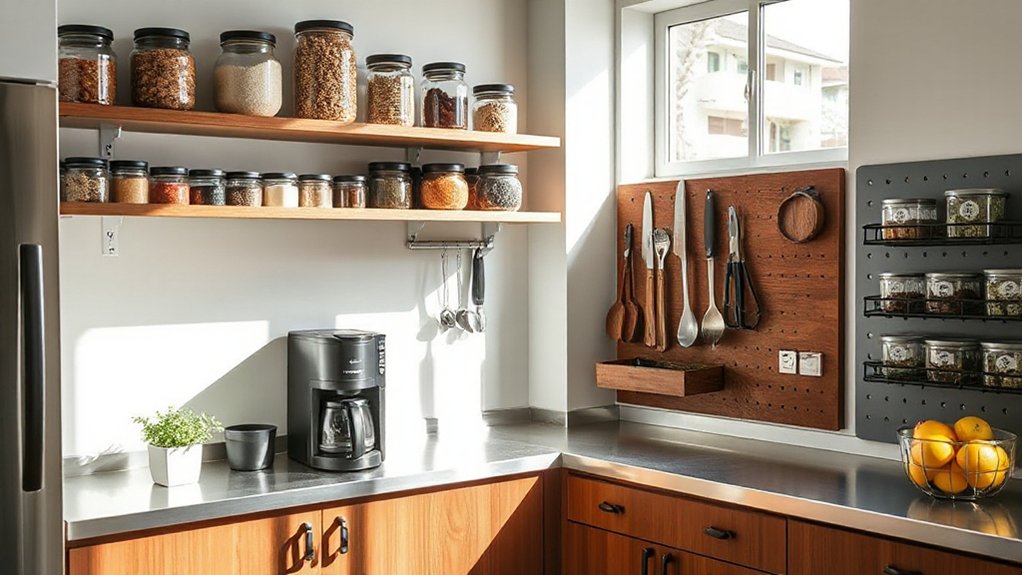 optimize kitchen storage space