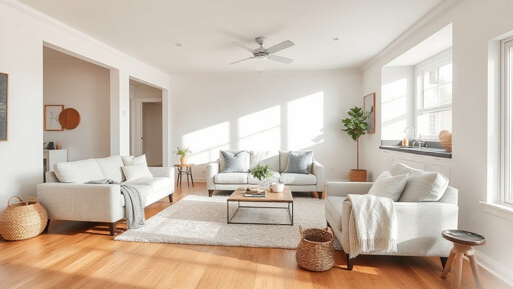 quick declutter for welcoming home