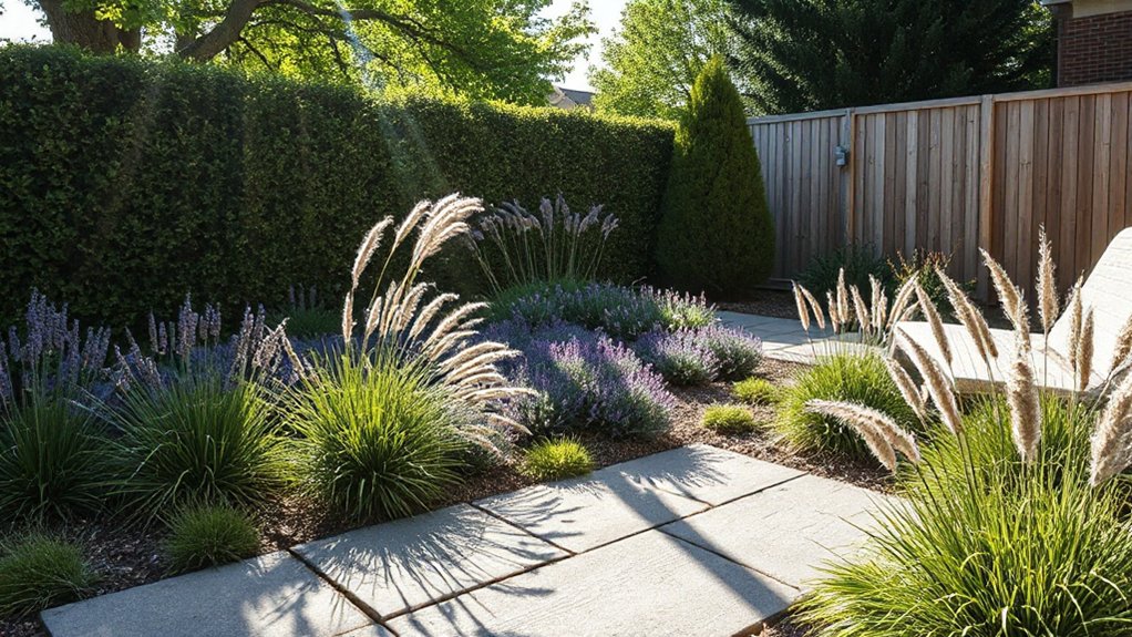 resilient shaded low maintenance planting