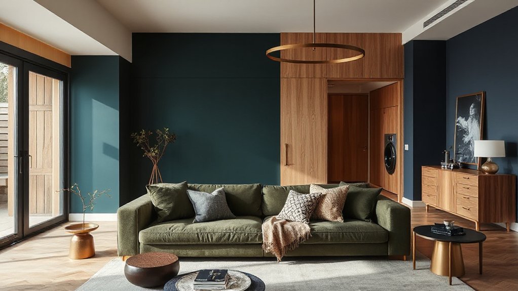 balance deep colors elegantly
