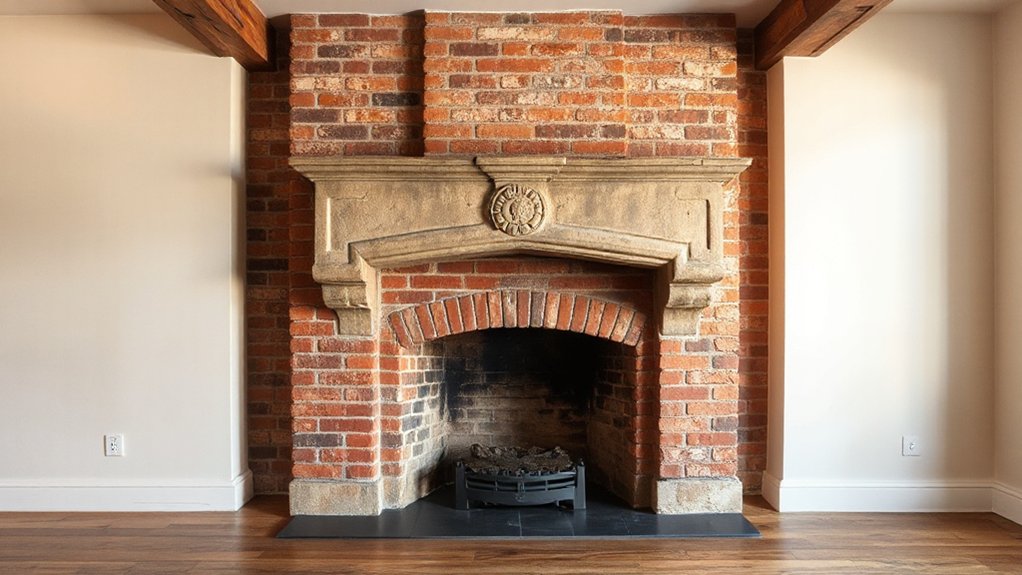 bold textured fireplace surrounds