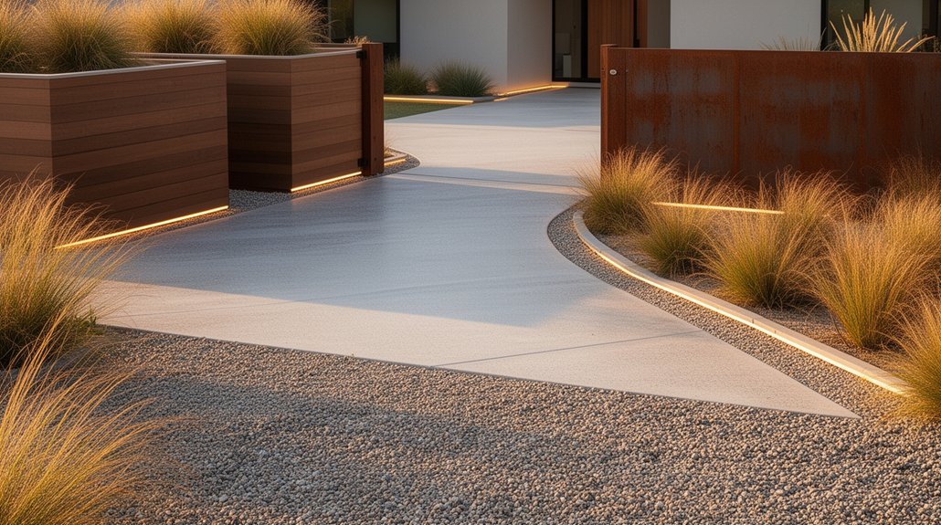 Regional Driveway Design Ideas For Modern Homes