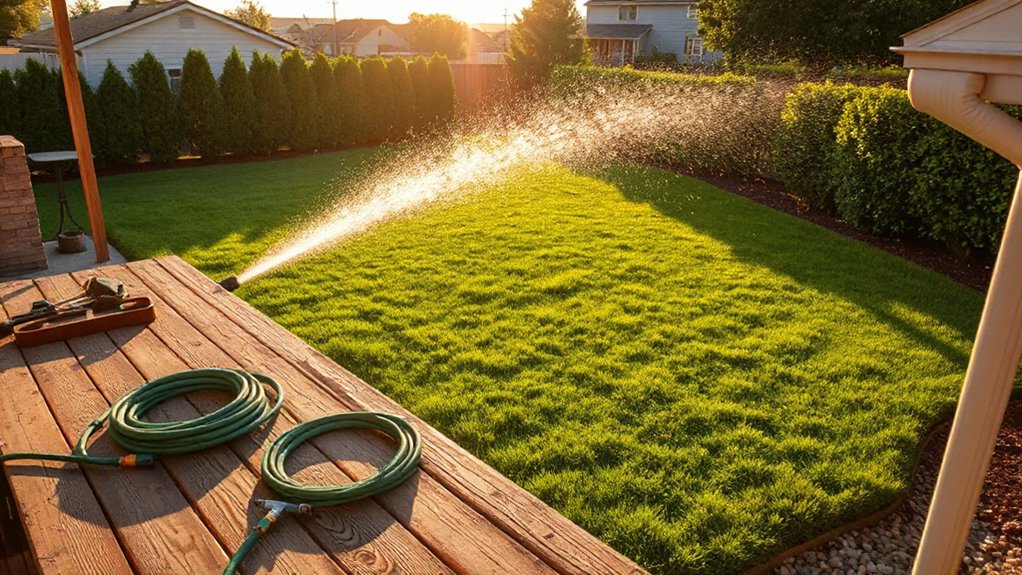 drainage yard care maintenance
