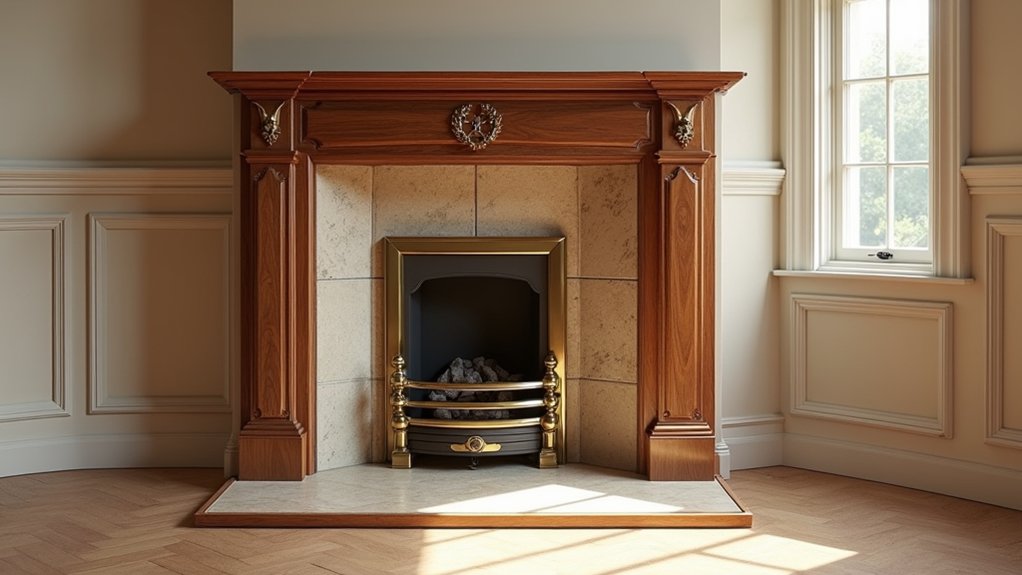 installing authentic edwardian fireplace