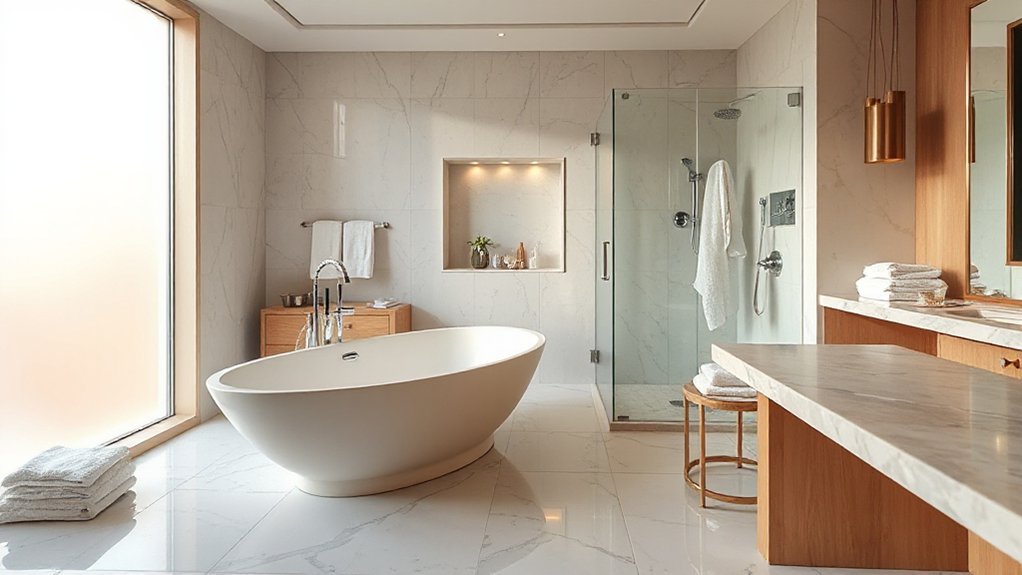 luxury bathroom installation costs