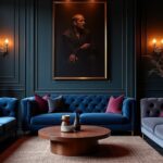 moody color interior decor