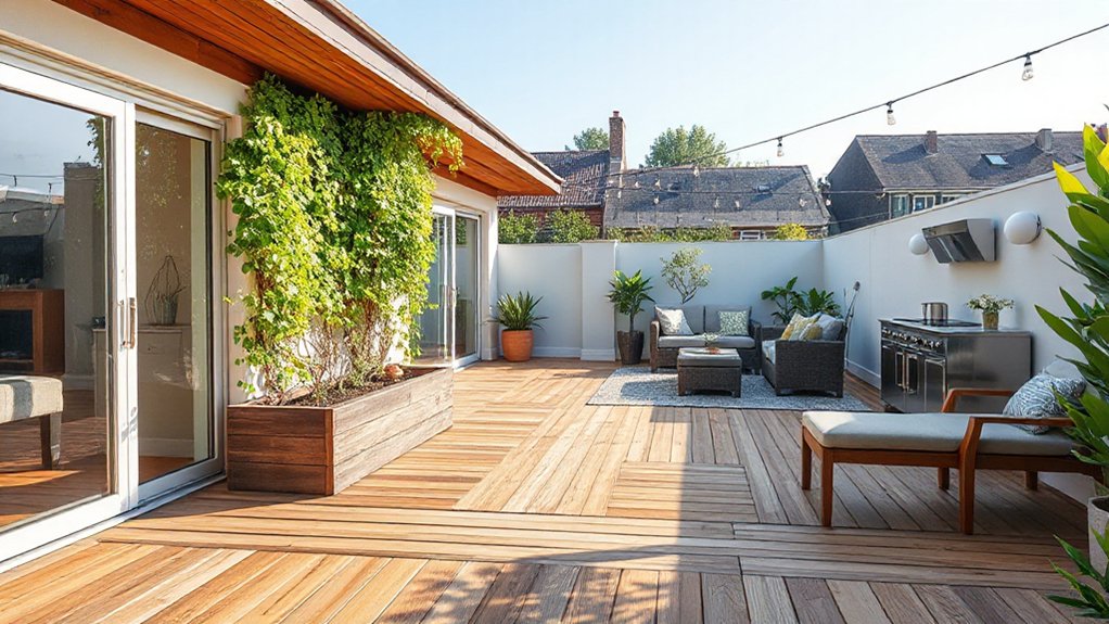 seamless cohesive outdoor integration