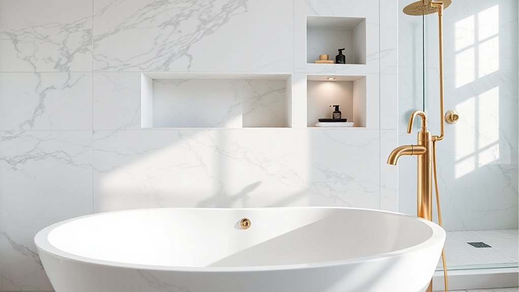 seamless luxury bathroom design