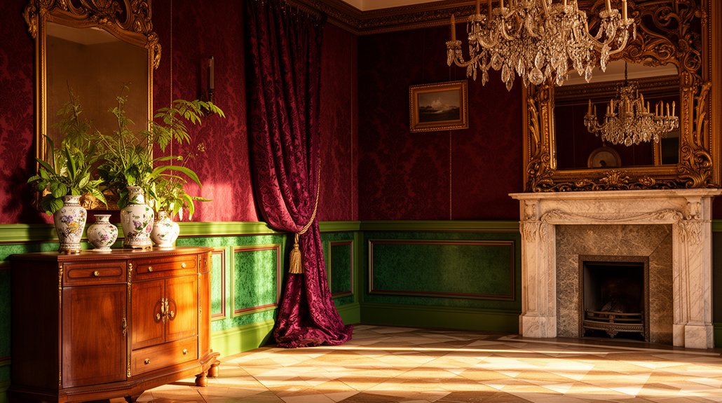 victorian color palette integration