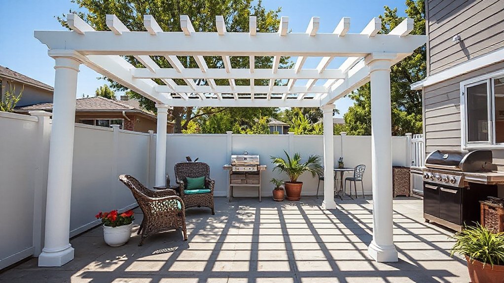 vinyl pergola maintenance benefits