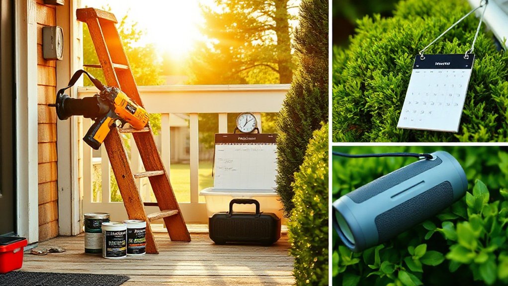 weekend home maintenance routine