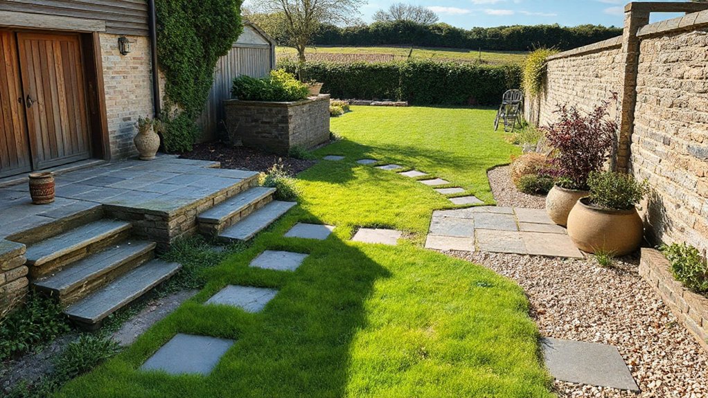 year round lush low maintenance landscaping